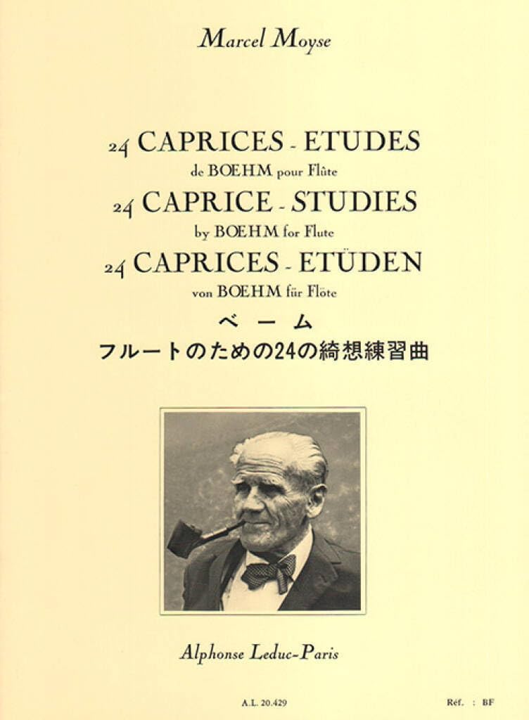 24 CAPRICES ETUDES DE BOEHM POUR FLUTE (French Edition)