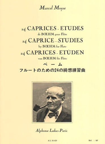 24 CAPRICES ETUDES DE BOEHM POUR FLUTE (French Edition)