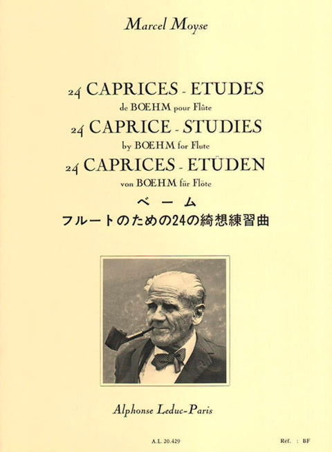 24 CAPRICES ETUDES DE BOEHM POUR FLUTE (French Edition)