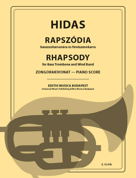 Rhapsody for bass trombone and wind band (Trombone and piano)
