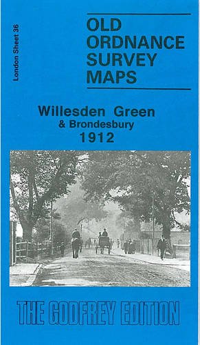Willesden Green 1913: London Sheet 036.3 (Old Ordnance Survey Maps of London)