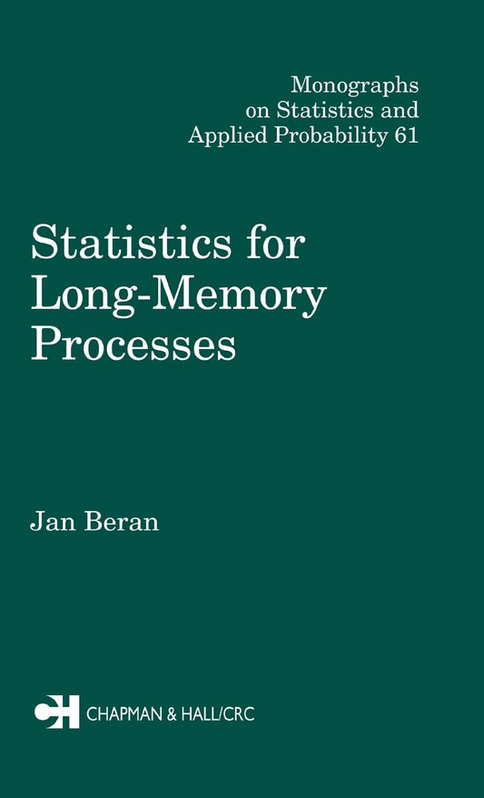Statistics for Long-Memory Processes (Chapman & Hall/CRC Monographs on Statistics and Applied Probability)