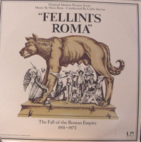 FELLINI'S ROMA - ORIGINAL MOTION PICTURE SOUNDTRACK LP
