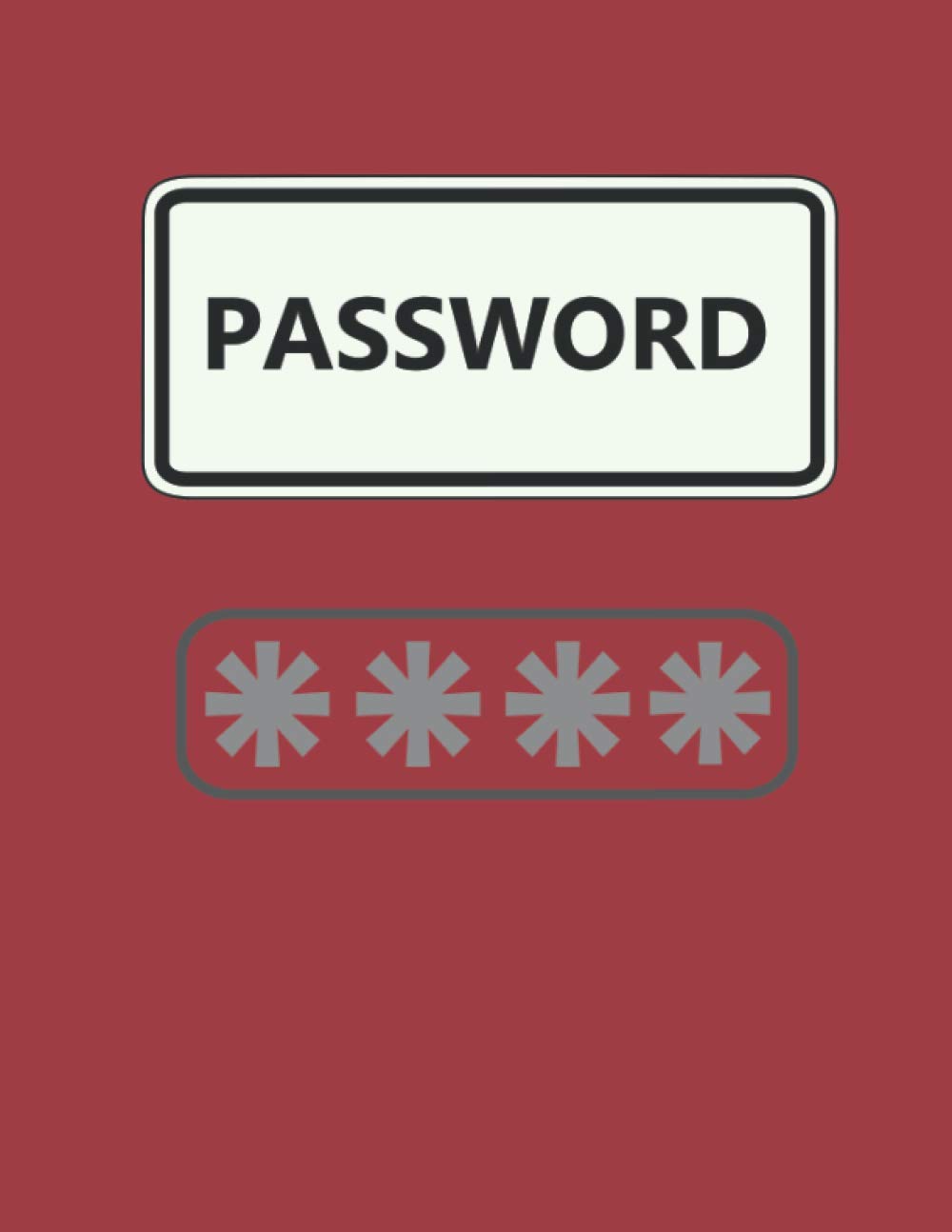 Password Tracker Wide: Password Book Log BookTo Protect Usernames and Passwords / Password Tracker Journal / 8.5"×"11 In