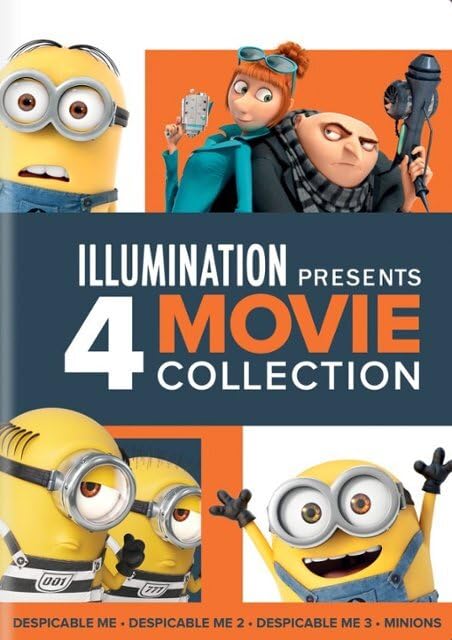 Illumination Presents: 4-Movie Collection (Despicable Me / Despicable Me 2 / Despicable Me 3 / Minions) - Minions 2: The Rise of Gru Fandango Cash Ver