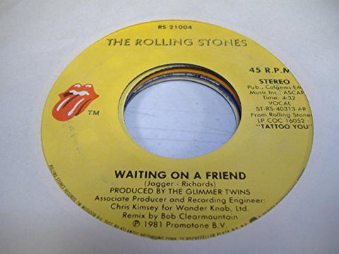 THE ROLLING STONES 45 RPM Waiting On a Friend / Little T & A