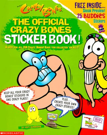 The Official Crazy Bones Sticker Book! (Crazy Bones)