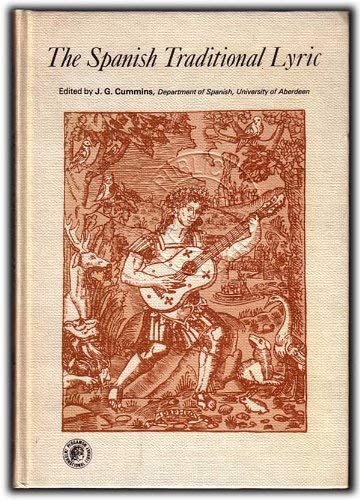 The Spanish traditional lyric (Pergamon Oxford Spanish series)