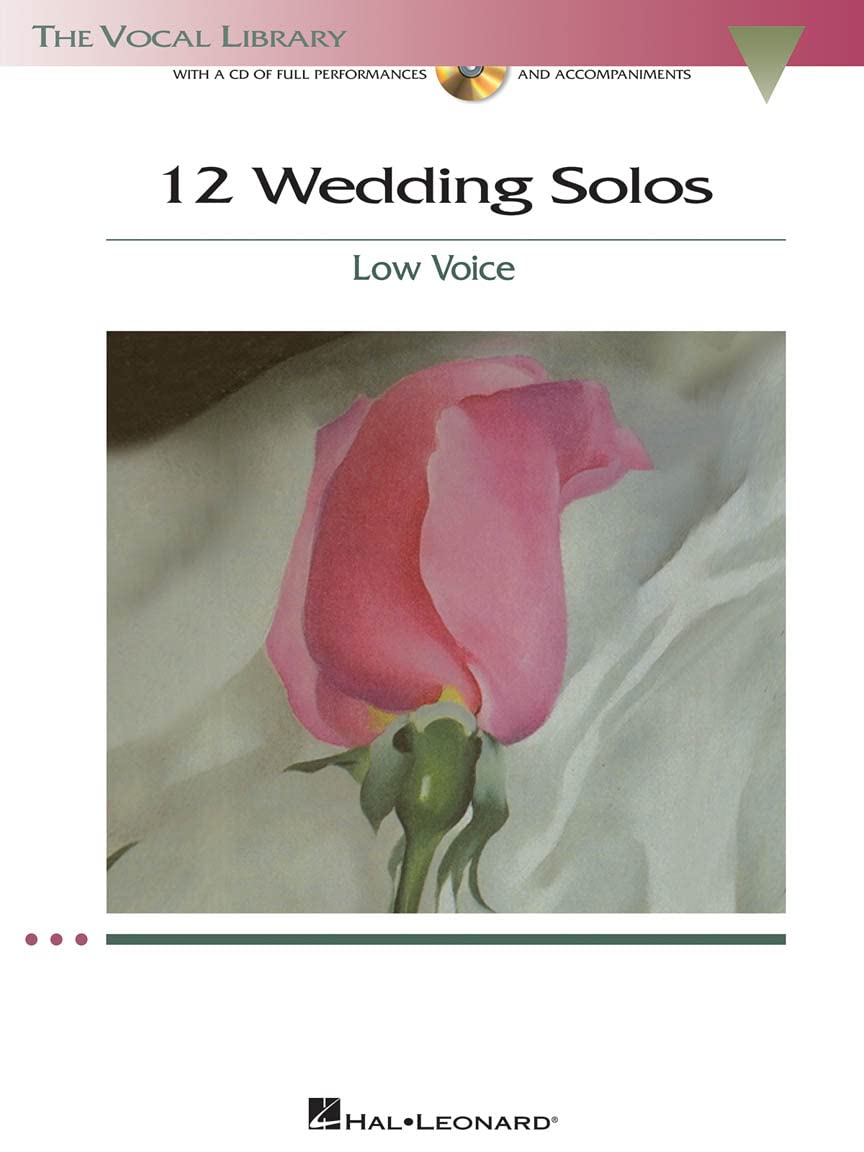 12 Wedding Solos: The Vocal Library Low Voice