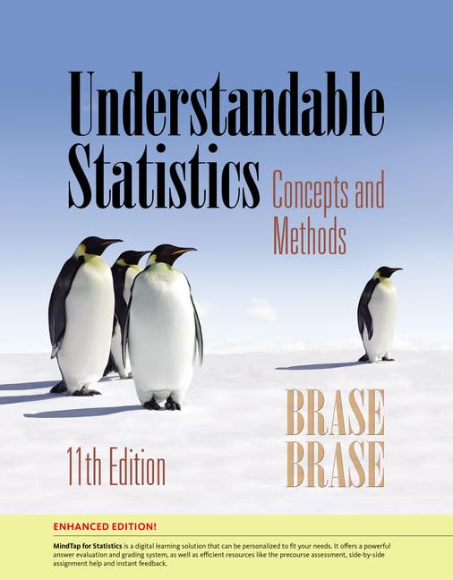 Understandable Statistics: Concepts and Methods, Enhanced (MindTap Course List)