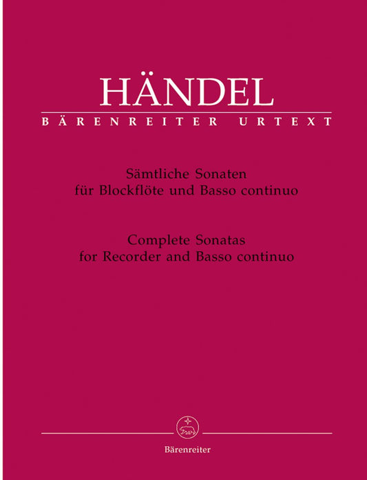 Handel: Complete Recorder Sonatas