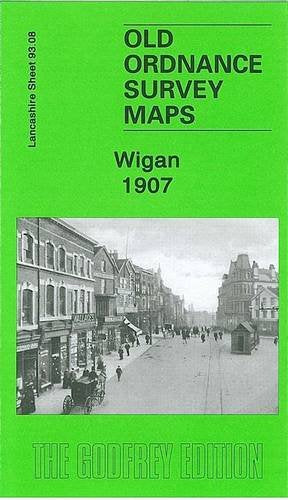 Wigan 1907: Lancashire Sheet 93.08 (Old O.S. Maps of Lancashire)