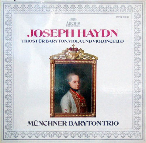 Joseph Haydn: Trios for Baryton, Viola and Cello [Lp Record]