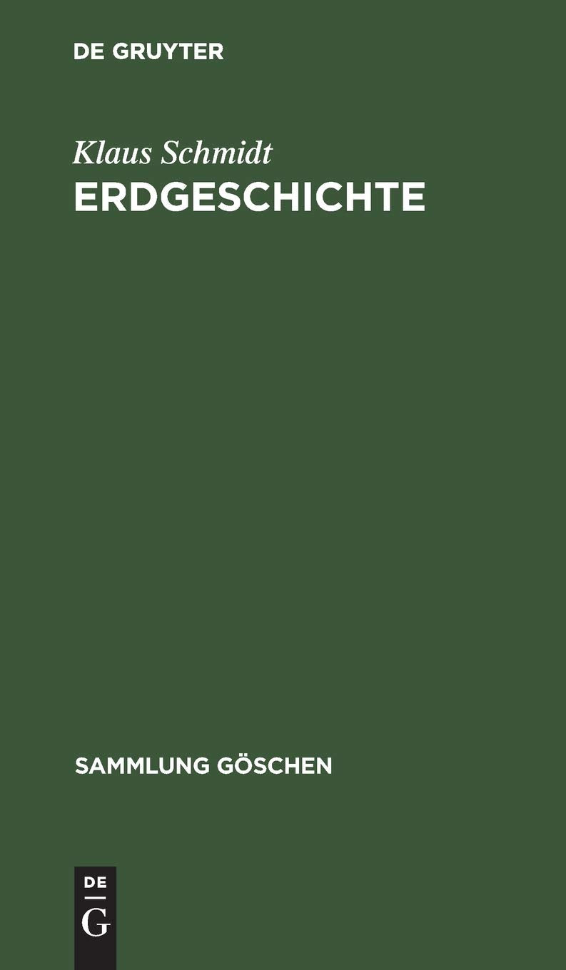 Erdgeschichte (Sammlung Göschen, 7021) (German Edition)