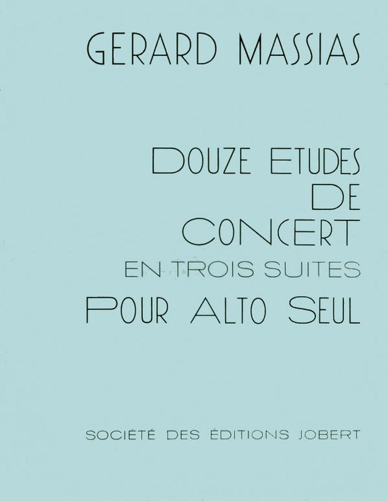 Massias: Etudes de concert en trois suites (12)