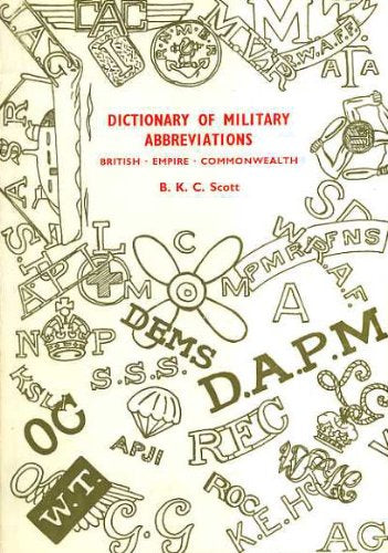 Dictionary of military abbreviations: British-Empire-Commonwealth