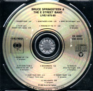 Bruce Springsteen & The E Street Band Live 1975-1985, Part 1 [Disc Pressed In Japan]