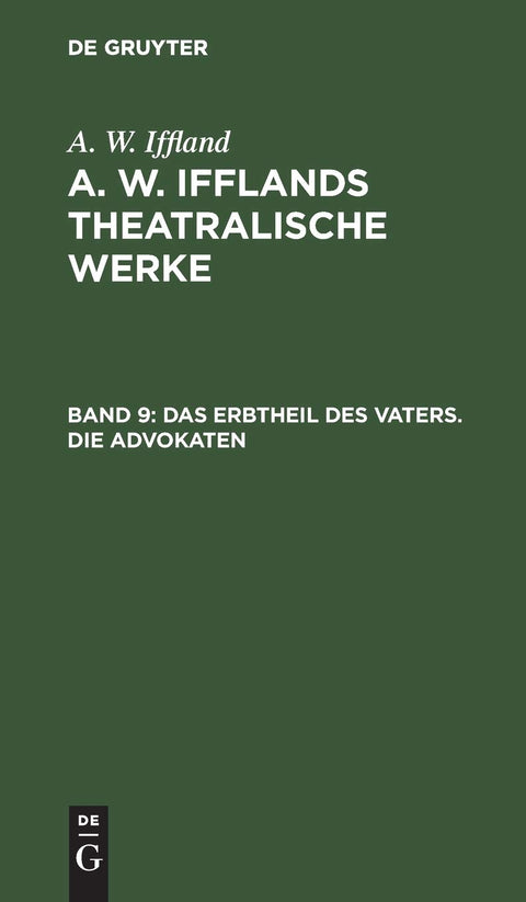 Das Erbtheil des Vaters. Die Advokaten (German Edition)