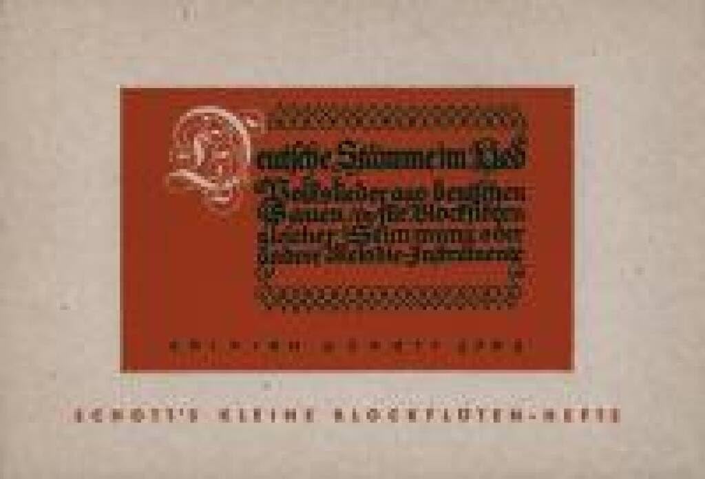 Deutsche Stämme im Lied - Volkslieder aus allen deutschen Gauen - 2 flûtes à bec - Partition - ED 2702
