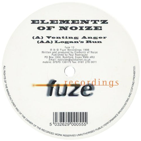 Elementz Of Noise / Venting Anger