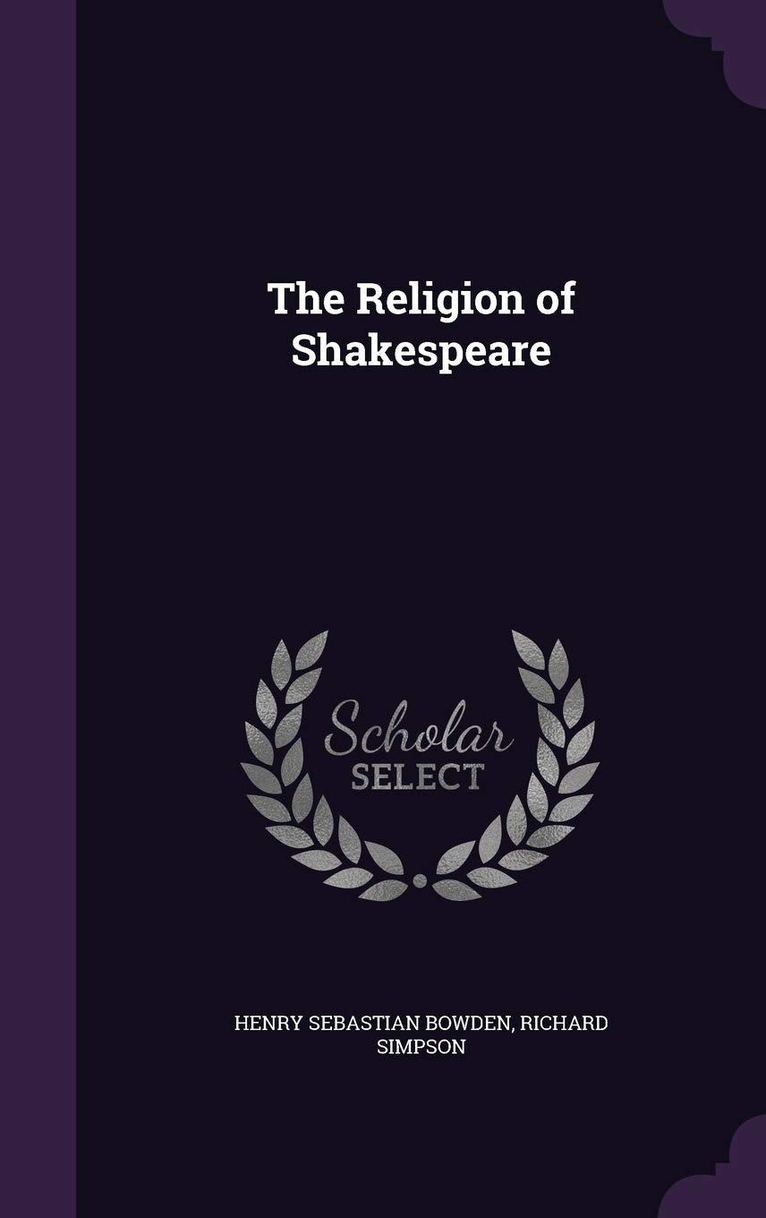 The Religion of Shakespeare