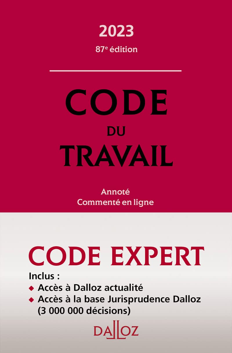 Code Dalloz expert travail 2023 87ed