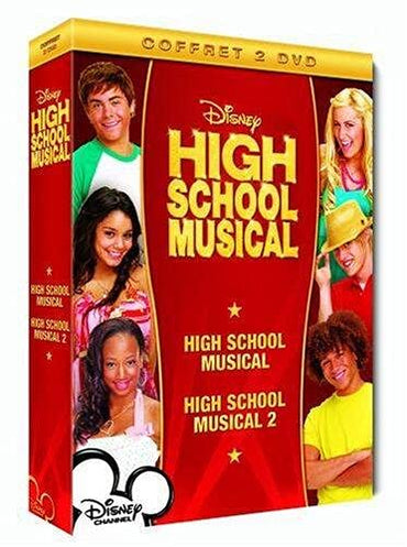 High School Musical : Premiers pas sur scène - Remix + High School Musical 2 (Version longue inédite) - Coffret 2 DVD