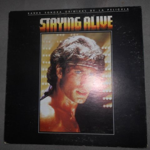 Banda Sonora Original De La Pelicula - Staying Alive // Vinyl, LP, Album, Gatefold // Venezuela (1983)