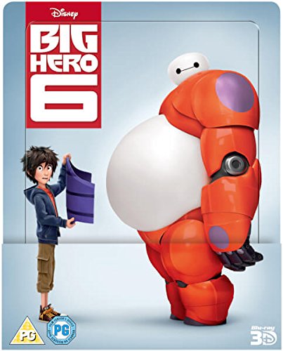 Big Hero 6 3D (Includes 2D Version) - Limited Edition Steelbook Blu-ray