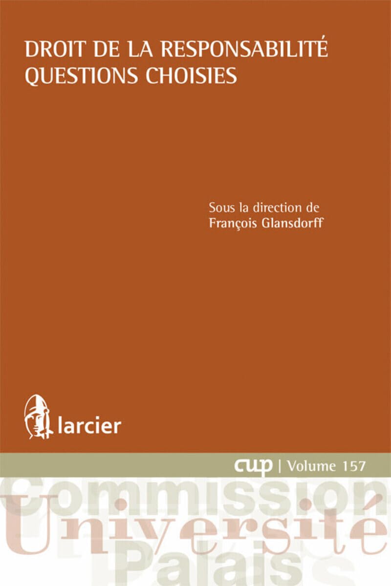 Droit de la responsabilité - Questions choisies