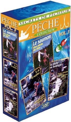Coffret pêche, vol. 3 : Le saumon / La truite / La pêche en montagne - Coffret 3 DVD