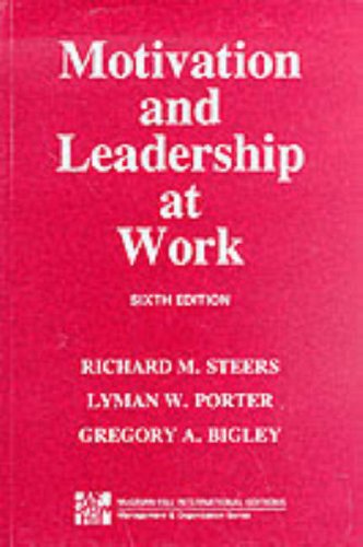 Motivation and Leadership at Work