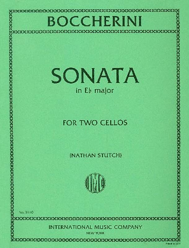BOCCHERINI - Sonata en Mib Mayor para 2 Violoncellos (Stutch)