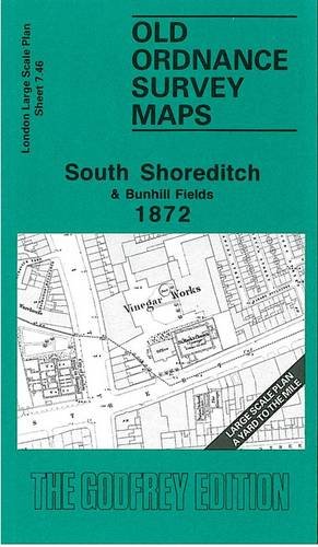 South Shoreditch and Bunhill Fields 1872: London Large Scale Sheet 07.46 (Old Ordnance Survey Maps of London - Yard to t