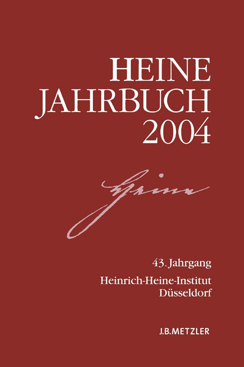 Heine-Jahrbuch 2004: 43. Jahrgang (German Edition)