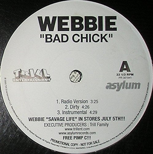 Bad Chick/Give Me That [Vinyl]