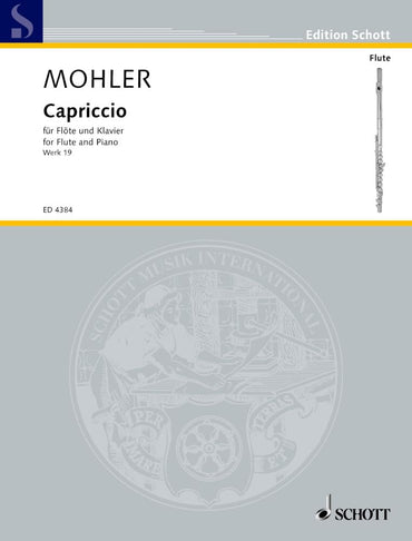 Capriccio: op. 19. flute and piano.