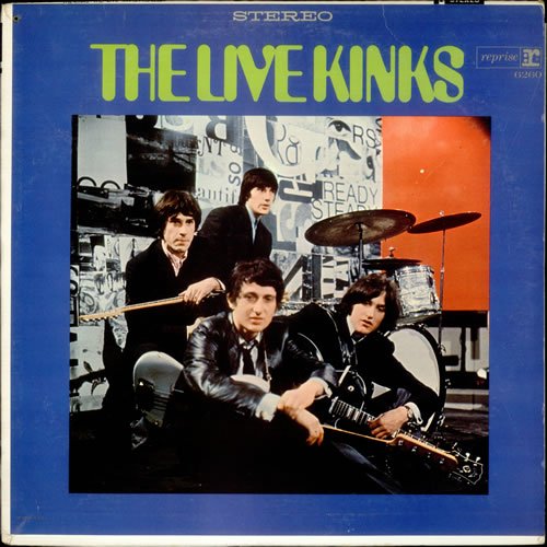The Live Kinks - Stereo 3-colour Steamboat Label