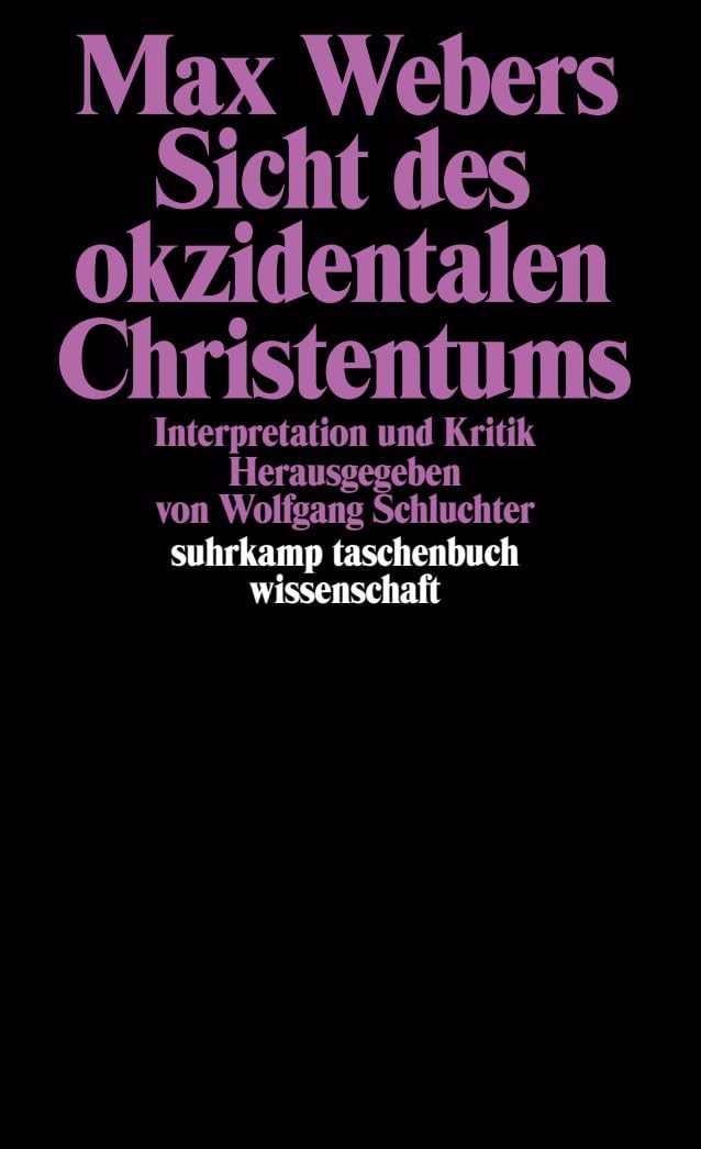 Max Webers Sicht des okzidentalen Christentums: Interpretation und Kritik (Suhrkamp Taschenbuch Wissenschaft) (German Ed