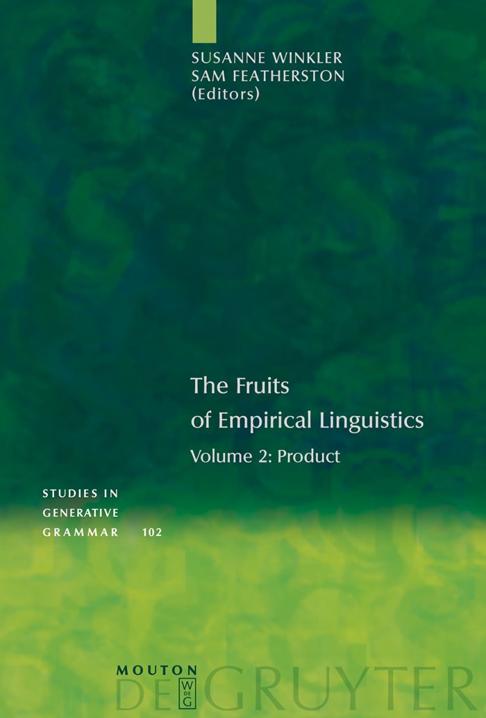 Product (Studies in Generative Grammar [SGG], 102)