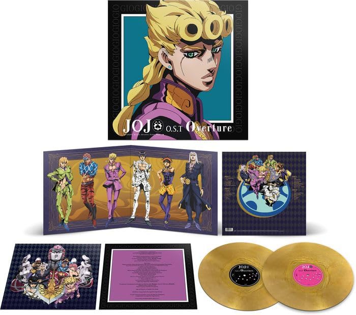 JoJo's Bizarre Adventure: Golden Wind Anime Soundtrack, 2-Disc Gold Vinyl Edition