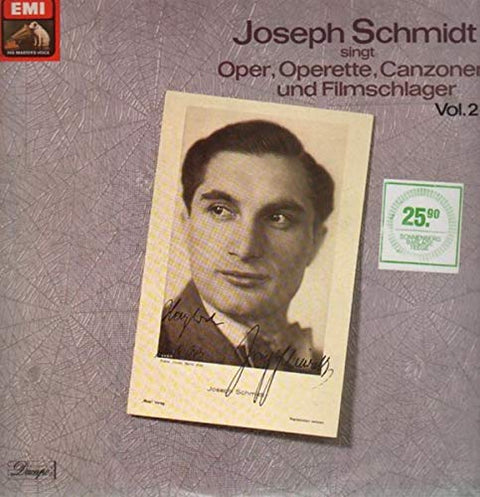 Singt Oper, Operette, Canzonen und Filmschlager Vol.2 / Vinyl record [Vinyl-LP]