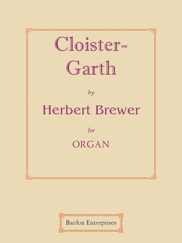 Cloister-Garth pour orgue