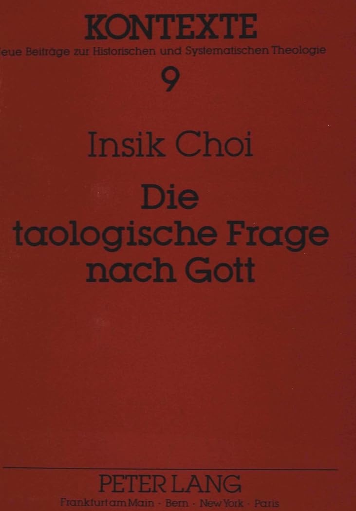 Die taologische Frage nach Gott: Paul Tillichs philosophischer Gottesbegriff des «Seins-Selbst» und sprachliche Verantwo