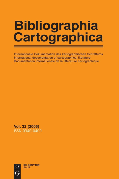 Bibliographia Cartographica 2005