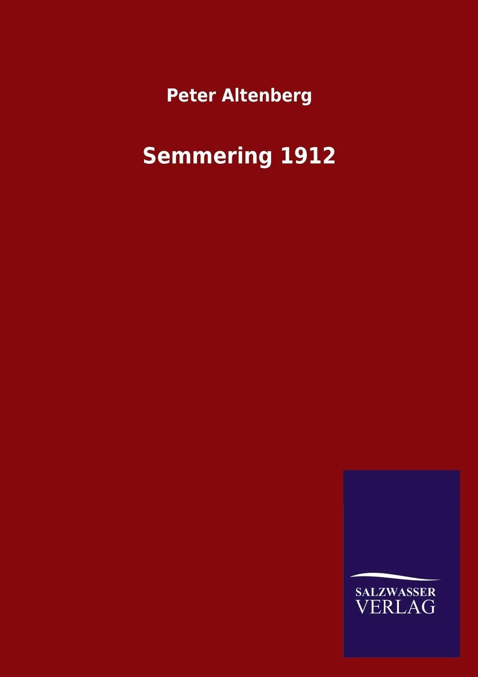 Semmering 1912 (German Edition)