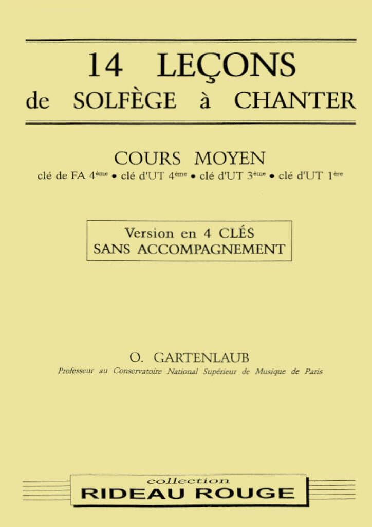 14 LECONS COURS MOYEN 4 CLES