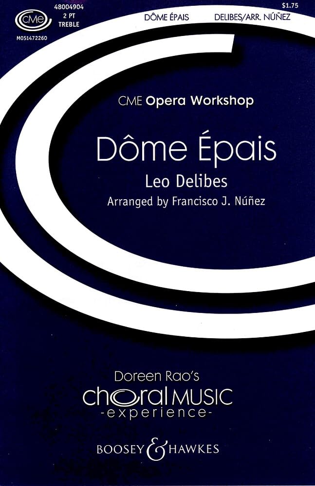 Dôme Épais: 2-part treble voices (SS) and piano. Partition de chœur.