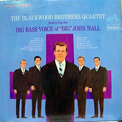 BLACKWOOD BROTHERS JOHN HALL BIG BASS VOICE vinyl record