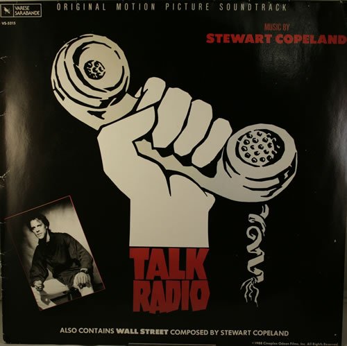 TALK RADIO / WALL STREET (ORIGINAL SOUNDTRACK LP, 1988) [Vinyl] STEWART COPELAND